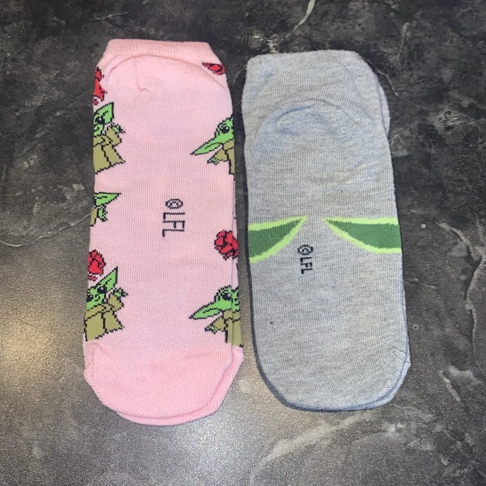7 Pairs Star Wars The Mandalorian Baby Yoda Socks
